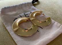 Madewell Chunky Gold Hoop Earrings