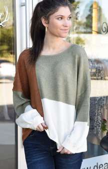 Colorblock Sweater