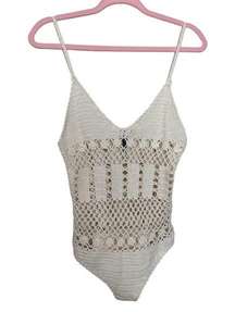 Small Crochet Handmade one-piece Boho Bodysuit