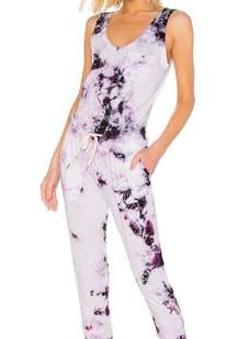 n:philanthropy distressed moonlight tie dye opal jumpsuit