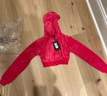 NWT Pink Pretty Little Thing Velour Jacket