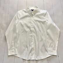 New - Land’s End - Women’s White Button Down Shirt