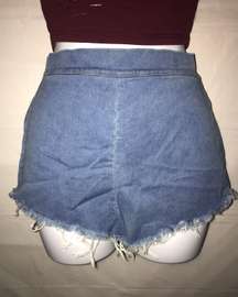 High Waist Jean Shorts