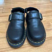 Jorge II Brando Leather Slingback Mules Dr Martens