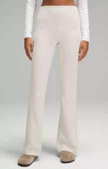 Lululemon Brushed Softstreme Ribbed Zip Flared Pant 32.5" 