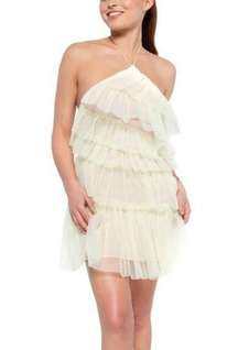 THE BAR Lou Tulle Halter Dress Sz 4