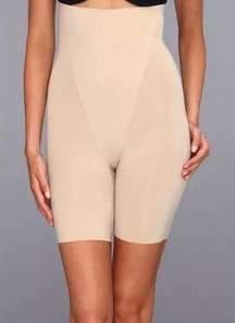 SPANX TRUST YOUR THINSTINCTS HI-WAIST MID-THIGH SHAPER #2123 NUDE LARGE