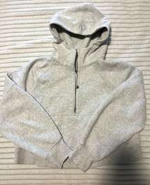 Scuba Oversized Half-Zip Hoodie