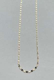 14k REAL Gold Solid 2.5 mm Tri color Valentino Chain Necklace with Spring Clasp