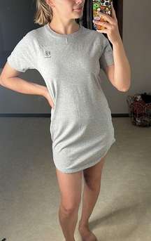 Reebok: Gray Tee Shirt Dress