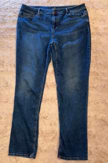 size 14 stretch Authentic Fit | Slim Leg Jeans