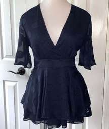 Apparel Navy Romper