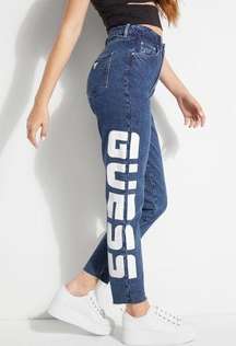 Guess 90’s high rise logo jeans ,jennifer lopez