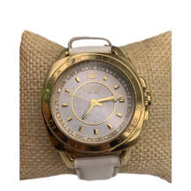 COACH Boyfriend Gold-tone Patent Leather Ladies Wristlet Watch