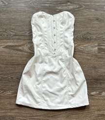 White Corset Dress