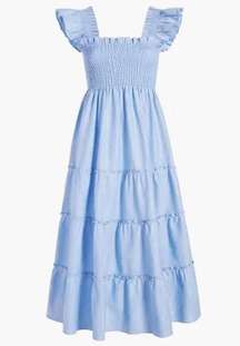 SOLD OUT  Blue Glitter Check Ellie nap dress