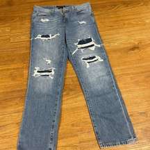 Aeropostale Women's Jeans Boyfriend Blue Size 6