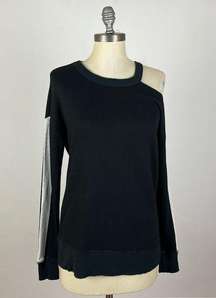 N:Philanthropy Black Cold Shoulder Sweater