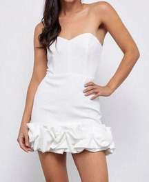 Strapless White Dress