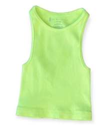 FP Movement Womens fluorescent yellow racer back tank