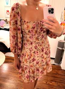 Sunday  Floral Long Sleeve Dress