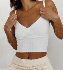 White Crop Top