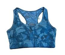 Zyia | Blue Camo Bomber Bra | Size XXS