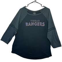 Texas Rangers MLB Women’s‎  3/4 Sleeve Size 2XL