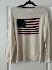 American Flag Sweater