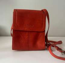 American Leather Co. Kansas Crossbody ,Brandy