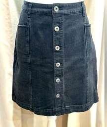 Black Denim  skirt size 10