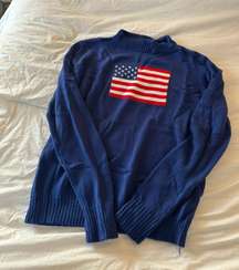 American Flag Sweater