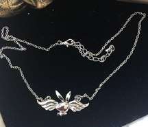 Vintage Playboy Bunny With Wings Necklace Y2K