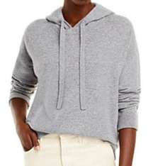 T Tahari Heather gray hoodie S petite