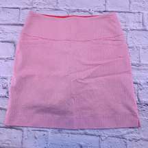 S.C. & Co Skort Womans Small Pink White Golf Tummy Control‎ Stretch Pockets