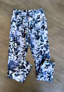 Floral Ankle 7/8 Leggings Size Medium