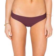 New Tavik Ali Minimal Coverage Bikini Bottom Swimsuit Bottoms Merlot