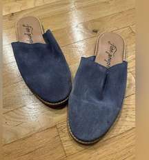 Free People Suede Mules