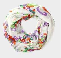 New Womens Boutique Spring Wildflowers Floral Infinity Scarf