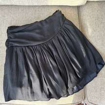 Cisa Black Flowy Skort