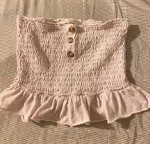 Lilac Flutter Crop Top