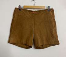 Suede Shorts