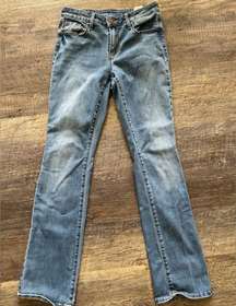 Kicker Bootcut mid rise jeans denim womens size 4