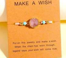 Make a wish quartz bracelet​​​​​​​