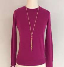 BR Fuchsia Knit Sweater NWT 