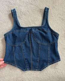 Denim Corset