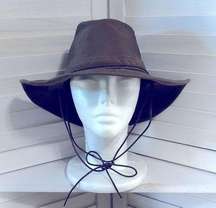 Henschel Hat Co USA vintage brown Indiana Jones style explorer hat sz women’s M