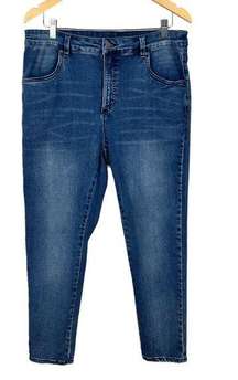 Universal Standard Jeans Womens‎ 14 Blue Seine High Rise Skinny Stretch Denim