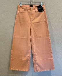 Banana Republic *High Rise *Wide Leg *Crop Jeans in Peach Punch - NWT!