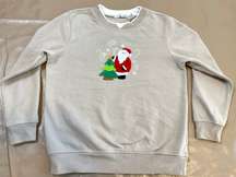 Hasting & Smith Vintage ugly Christmas Santa Tree Sweater Pullover  Size petite Small